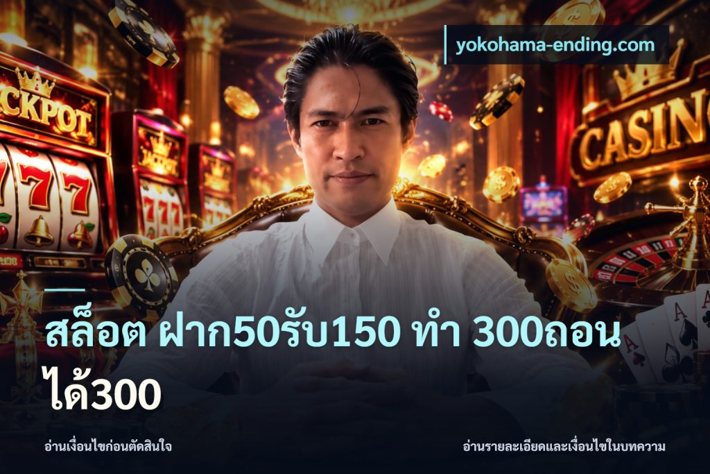 สล็อต ฝาก50รับ150 ทํา 300ถอนได้300