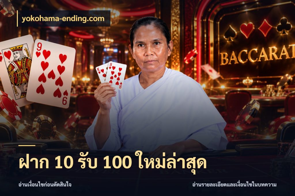 ฝาก 10 รับ 100 ใหม่ล่าสุด yokohama-ending.com โปรยอดรับที่สายเกมสนใจ