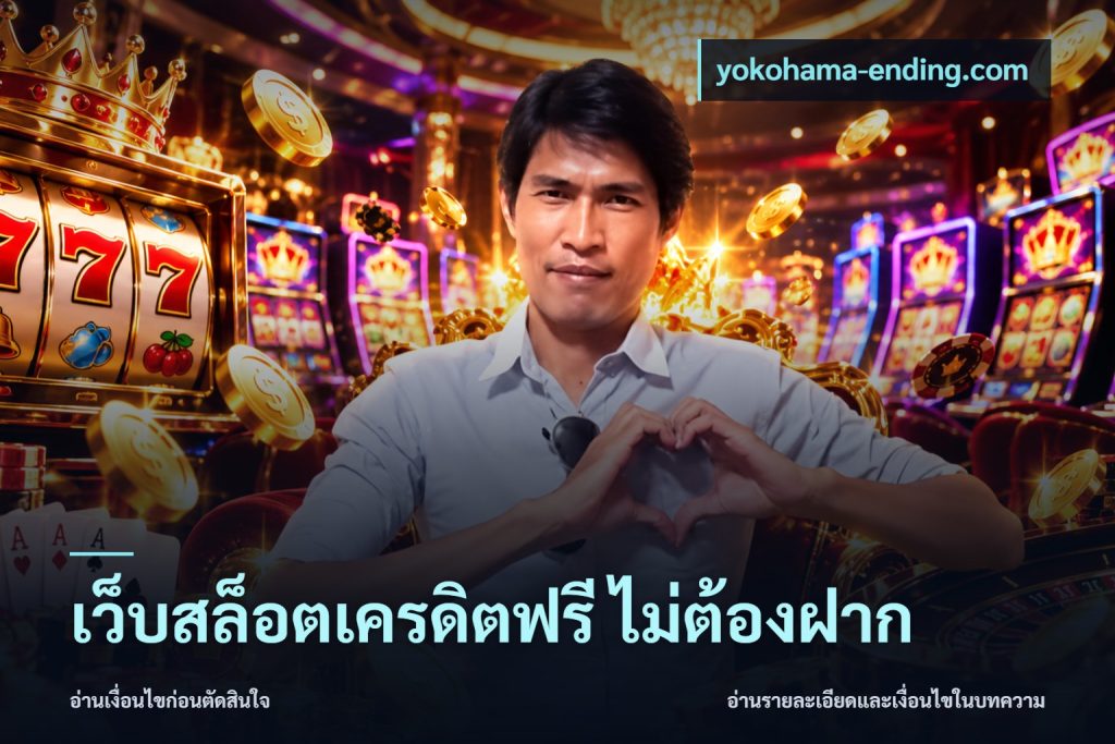 เว็บสล็อตเครดิตฟรี ไม่ต้องฝาก