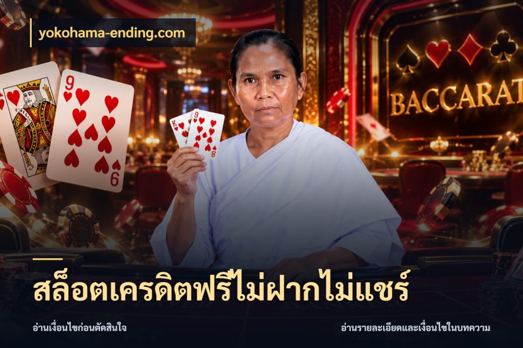 สล็อตเครดิตฟรีไม่ฝากไม่แชร์ จับมุมเด่นของเครดิตฟรีให้ตรงใจ ในมุม yokohama-ending.com