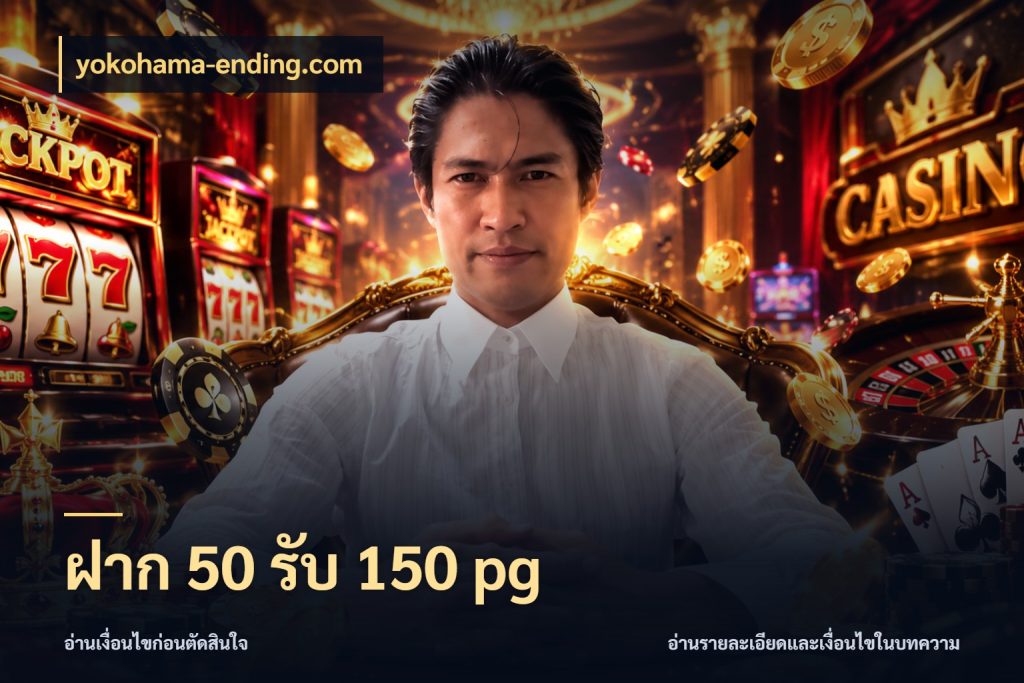 ฝาก 50 รับ 150 pg จับคู่โบนัสกับสไตล์เกมที่ชอบ ในมุม yokohama-ending.com