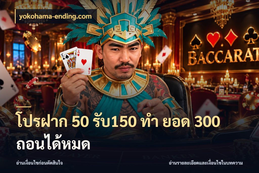 โปรฝาก 50 รับ150 ทํา ยอด 300 ถอนได้หมด yokohama-ending.com สนุกกับตัวเลือกโปรในสไตล์ของคุณ