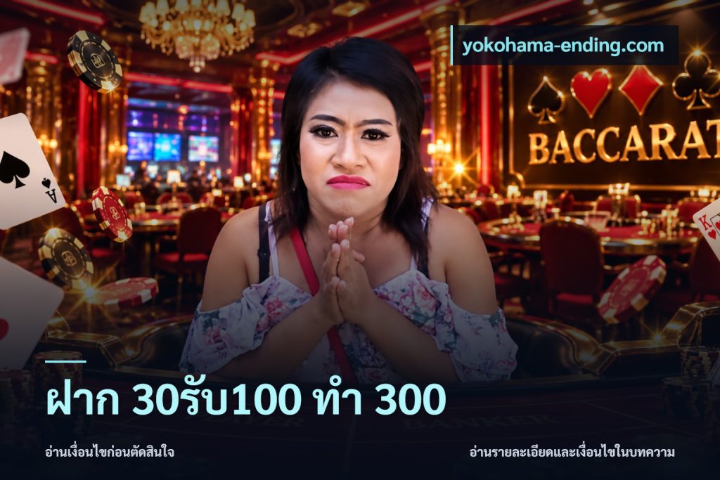 ฝาก 30รับ100 ทำ 300