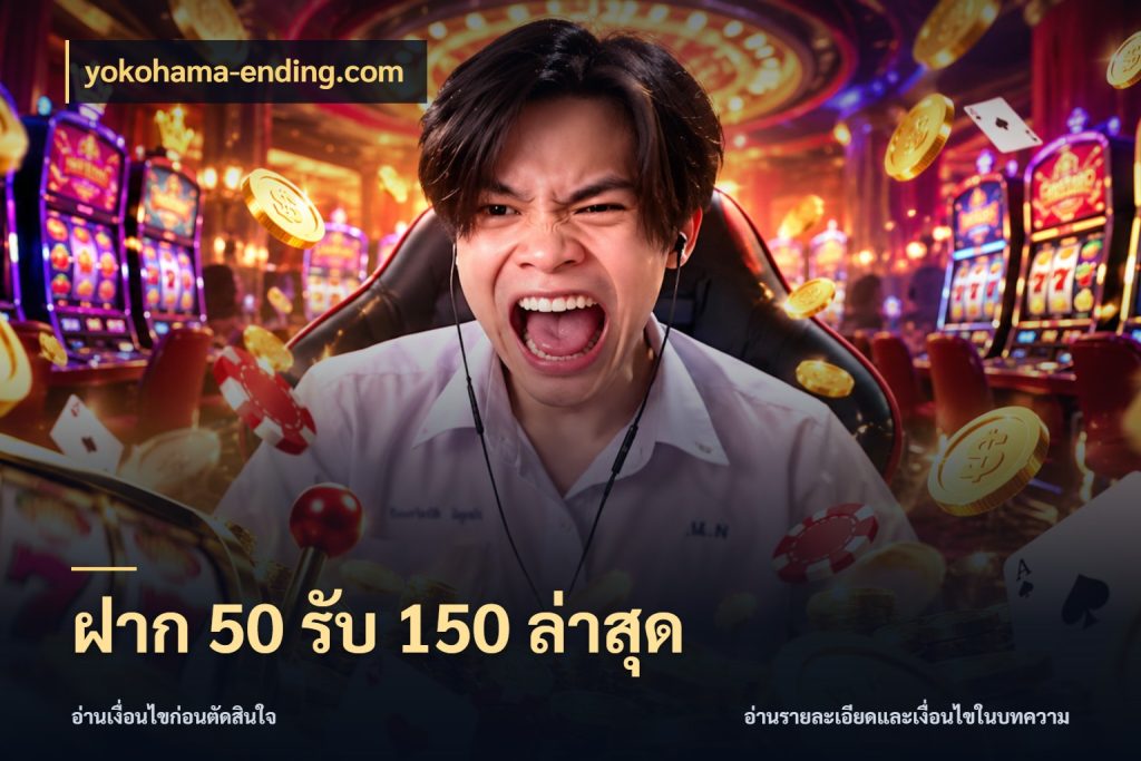 ฝาก 50 รับ 150 ล่าสุด จับประเด็นยอดรับก่อนเลือกความสนุก สไตล์ yokohama-ending.com