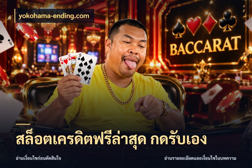 สล็อตเครดิตฟรีล่าสุด กดรับเอง เลือกสไตล์ความสนุกจากรูปแบบเครดิต ในมุม yokohama-ending.com