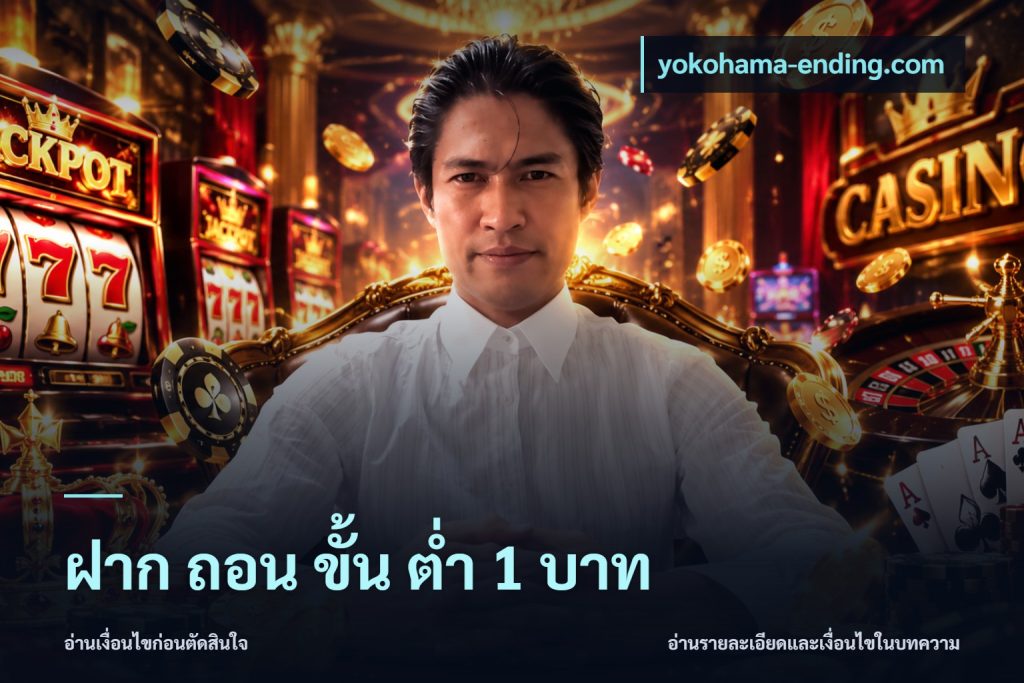 ฝาก ถอน ขั้น ต่ำ 1 บาท