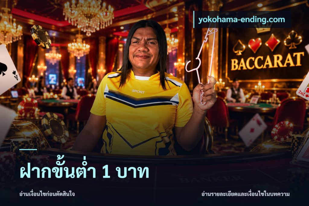 ฝากขั้นต่ำ 1 บาท