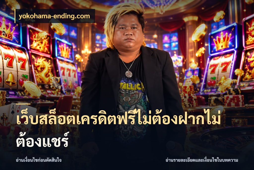 เว็บสล็อตเครดิตฟรีไม่ต้องฝากไม่ต้องแชร์ สายโบนัสเลือกมุมเครดิตให้ตรงสไตล์ กับ yokohama-ending.com
