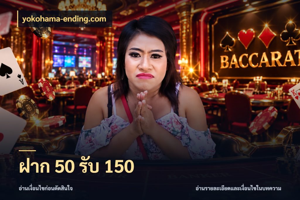 ฝาก 50 รับ 150 yokohama-ending.com โปรยอดรับที่สายเกมสนใจ