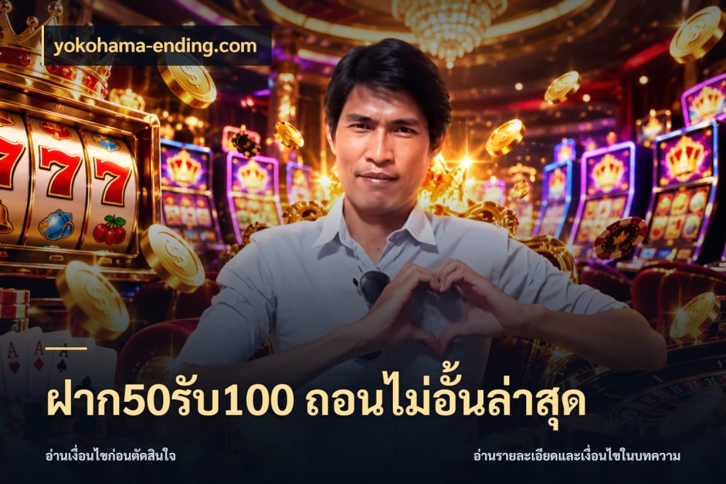 ฝาก50รับ100 ถอนไม่อั้นล่าสุด yokohama-ending.com เครดิตกับรูปแบบโปรที่ตรงใจ