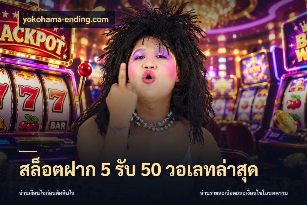 สล็อตฝาก 5 รับ 50 วอเลทล่าสุด ยอดฝากและยอดรับในมุมของคนชอบลุ้น ในมุม yokohama-ending.com