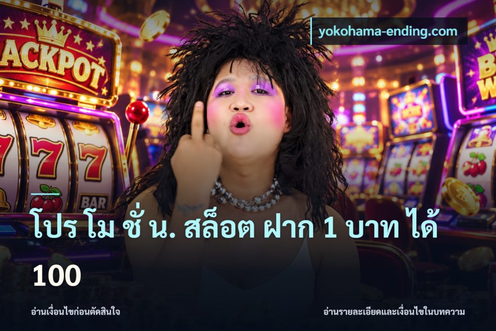 โปร โม ชั่ น. สล็อต ฝาก 1 บาท ได้ 100