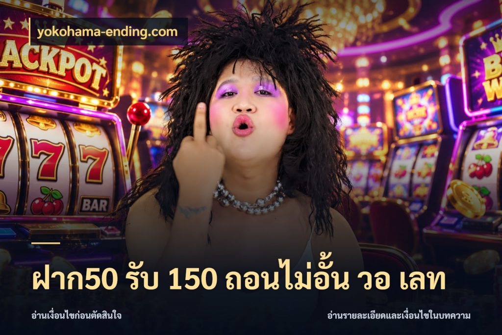 ฝาก50 รับ 150 ถอนไม่อั้น วอ เลท จับคู่โบนัสกับสไตล์เกมที่ชอบ ในมุม yokohama-ending.com