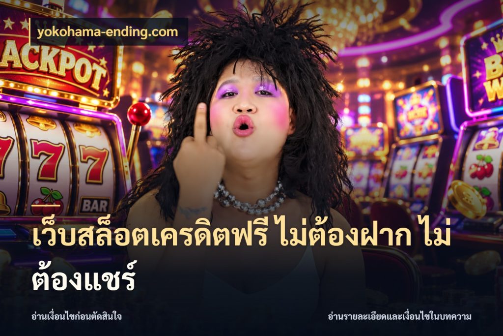 เว็บสล็อตเครดิตฟรี ไม่ต้องฝาก ไม่ต้องแชร์ เปิดประเด็นเครดิตฟรีสำหรับคนชอบลุ้น สไตล์ yokohama-ending.com