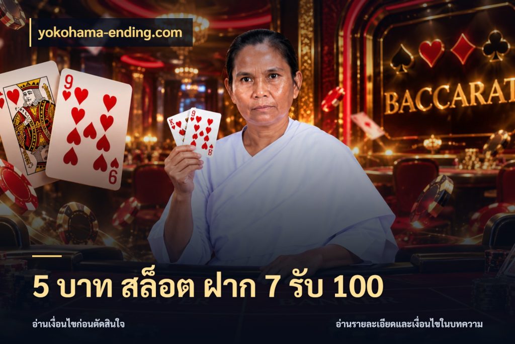5 บาท สล็อต ฝาก 7 รับ 100 สายโบนัสเลือกจังหวะสนุกได้อย่างไร ในมุม yokohama-ending.com