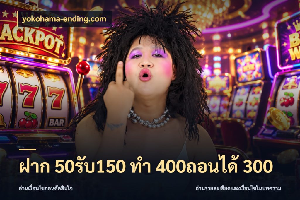 ฝาก 50รับ150 ทํา 400ถอนได้ 300 จับประเด็นยอดรับก่อนเลือกความสนุก ในมุม yokohama-ending.com