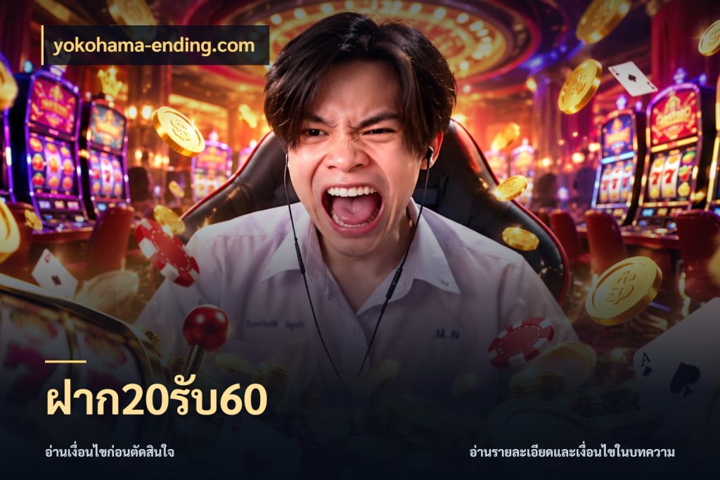 ฝาก20รับ60 สายโบนัสเลือกจังหวะสนุกได้อย่างไร ในมุม yokohama-ending.com