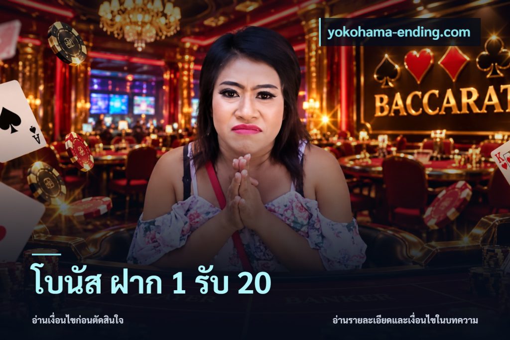โบนัส ฝาก 1 รับ 20