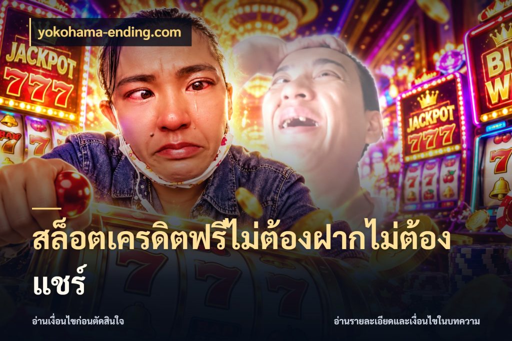สล็อตเครดิตฟรีไม่ต้องฝากไม่ต้องแชร์ yokohama-ending.com สิทธิ์ที่สายโบนัสสนใจกับวิธีรับ