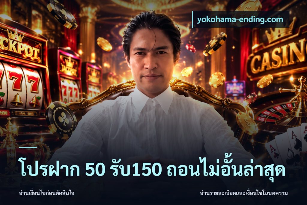 โปรฝาก 50 รับ150 ถอนไม่อั้นล่าสุด