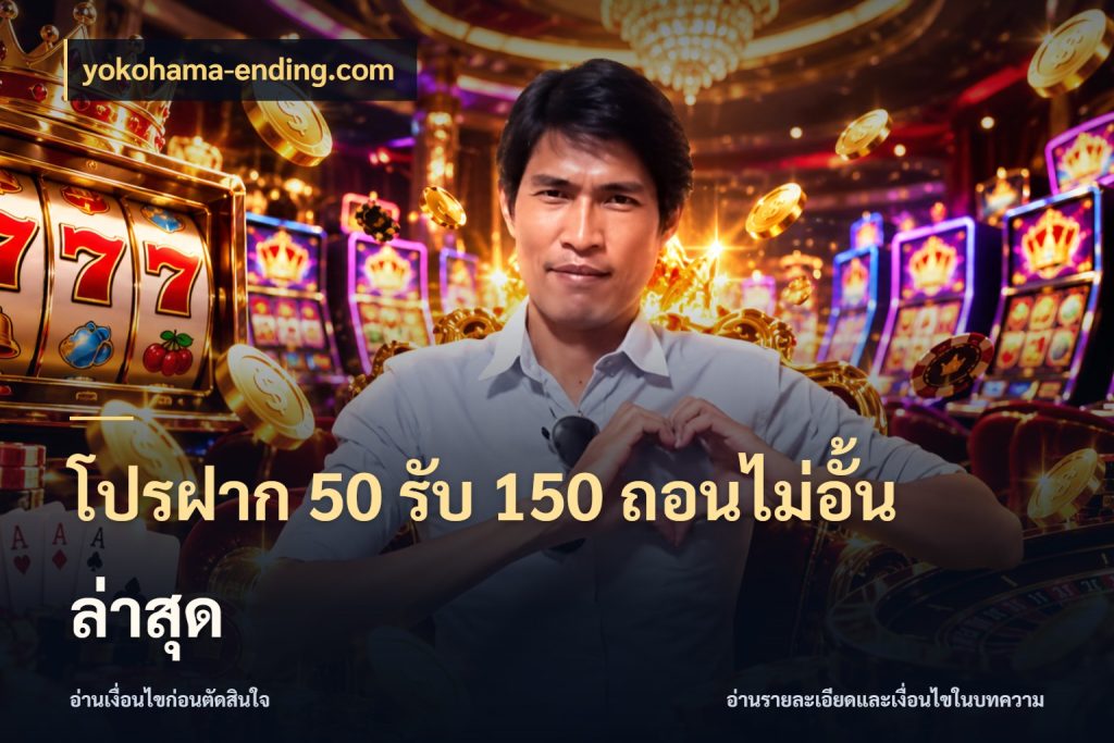 โปรฝาก 50 รับ 150 ถอนไม่อั้น ล่าสุด สายโบนัสเลือกจังหวะสนุกได้อย่างไร สไตล์ yokohama-ending.com