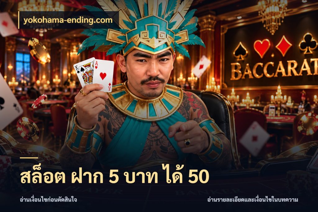 สล็อต ฝาก 5 บาท ได้ 50 จับคู่โบนัสกับสไตล์เกมที่ชอบ กับ yokohama-ending.com