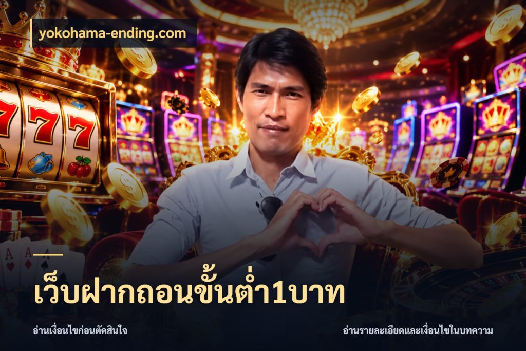 เว็บฝากถอนขั้นต่ำ1บาท สายทุนน้อยเลือกความสนุกให้พอดี กับ yokohama-ending.com