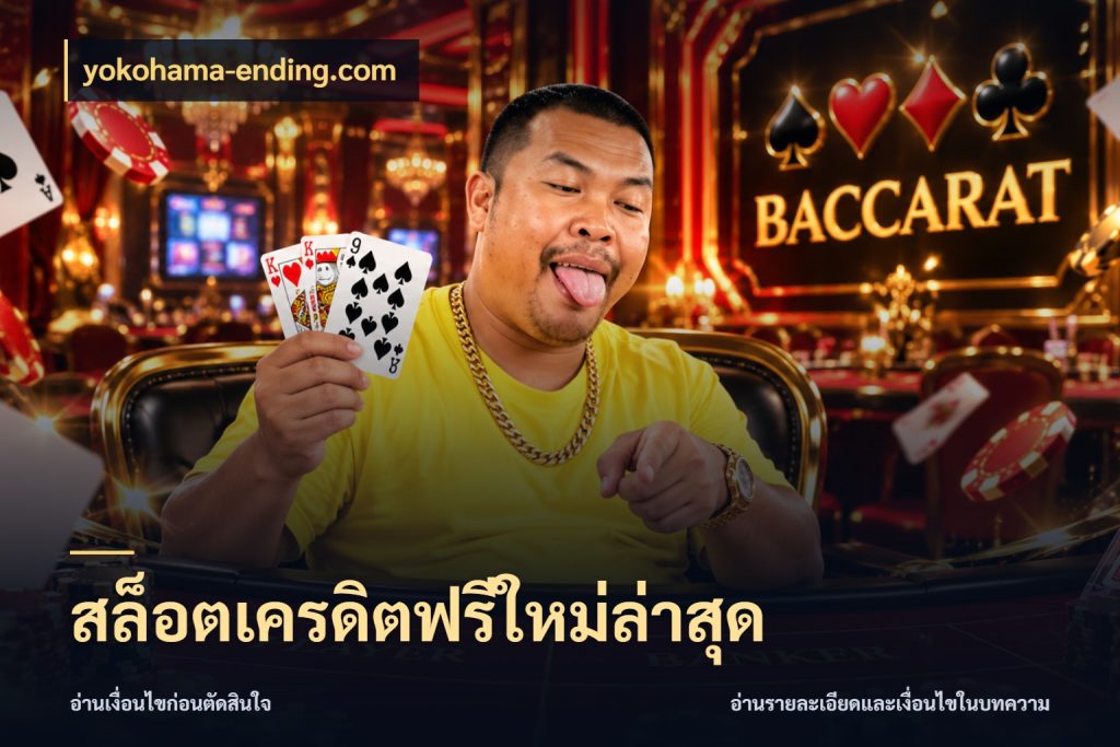 สล็อตเครดิตฟรีใหม่ล่าสุด yokohama-ending.com เลือกสไตล์ความสนุกจากรูปแบบเครดิต