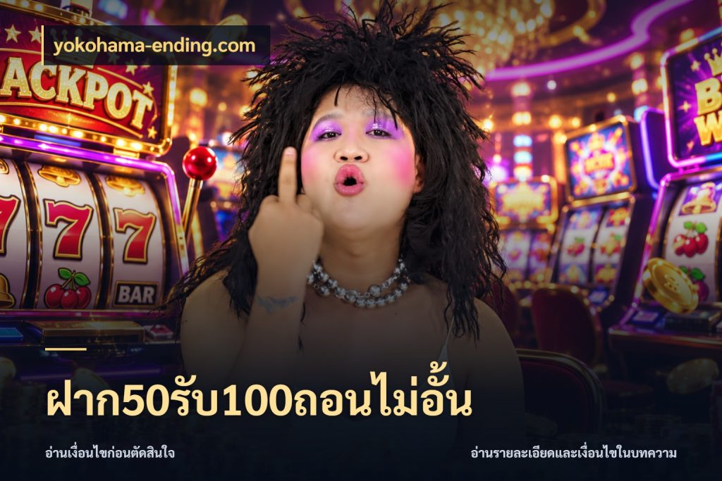 ฝาก50รับ100ถอนไม่อั้น ยอดฝากและยอดรับในมุมของคนชอบลุ้น ในมุม yokohama-ending.com