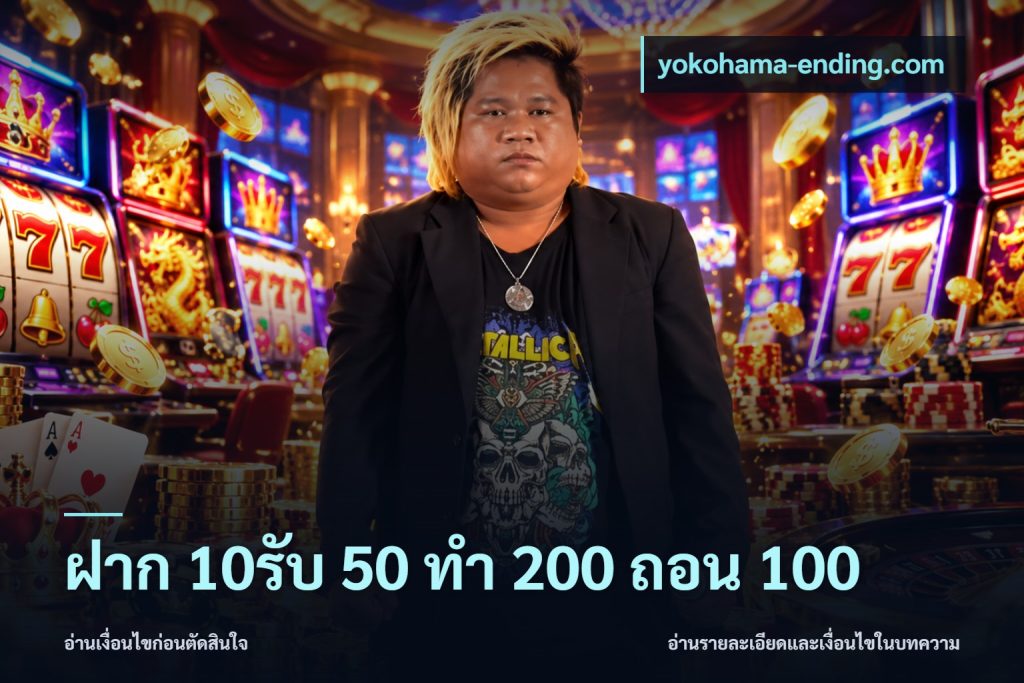 ฝาก 10รับ 50 ทํา 200 ถอน 100