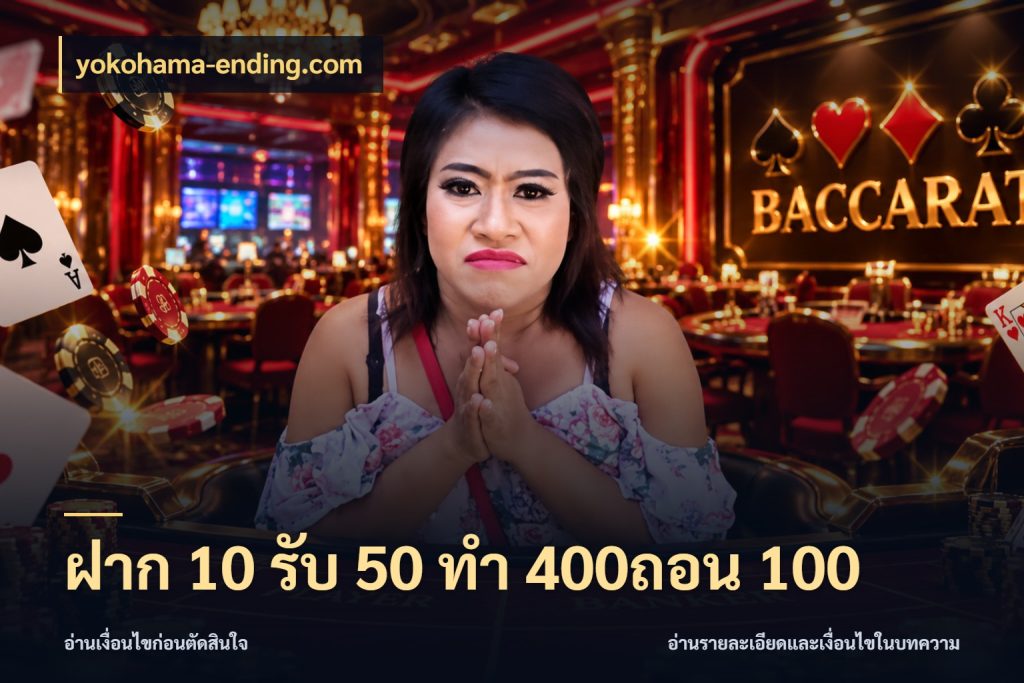 ฝาก 10 รับ 50 ทํา 400ถอน 100 เครดิตกับรูปแบบโปรที่ตรงใจ กับ yokohama-ending.com