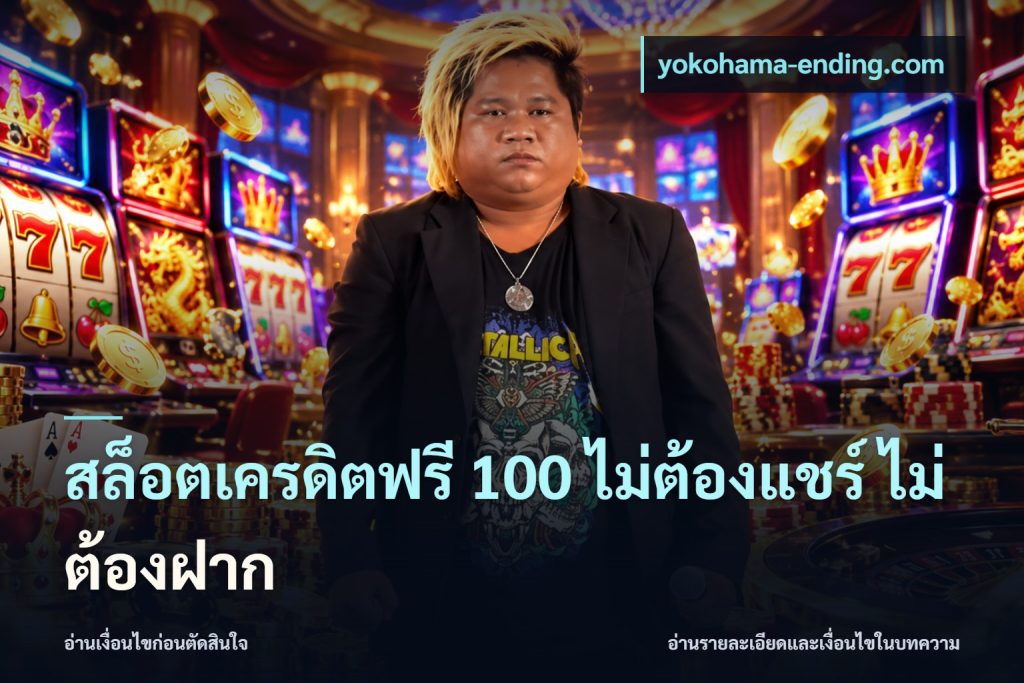 สล็อตเครดิตฟรี 100 ไม่ต้องแชร์ ไม่ต้องฝาก