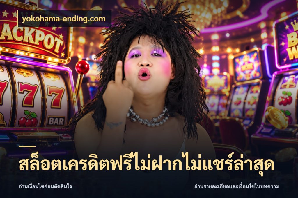 สล็อตเครดิตฟรีไม่ฝากไม่แชร์ล่าสุด รู้จักยอดและขอบเขตของเครดิตฟรี ในมุม yokohama-ending.com
