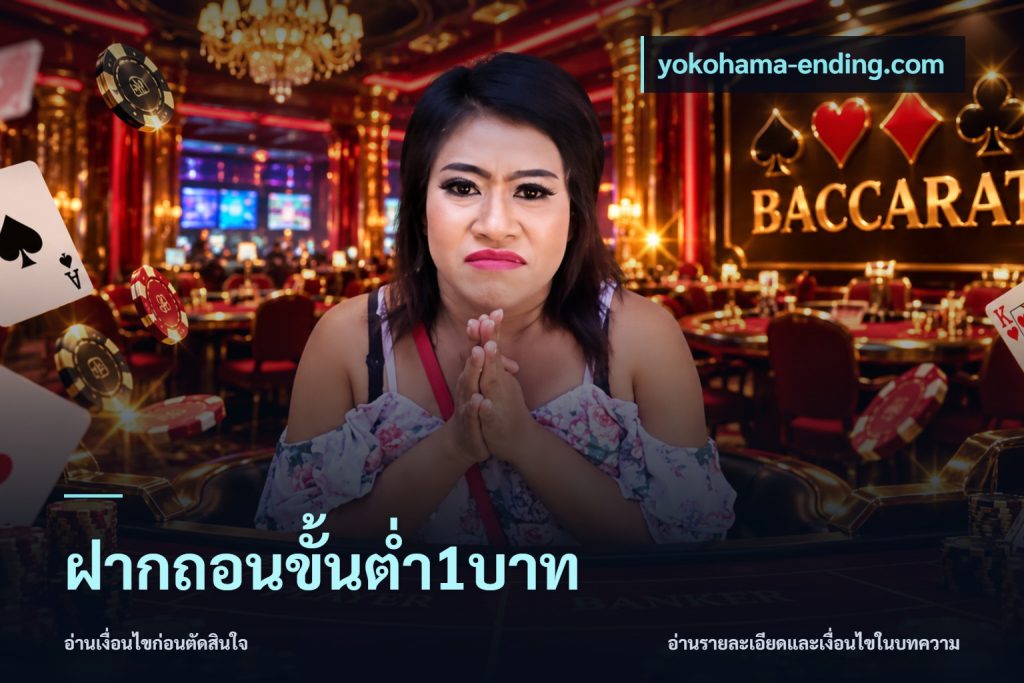 ฝากถอนขั้นต่ำ1บาท